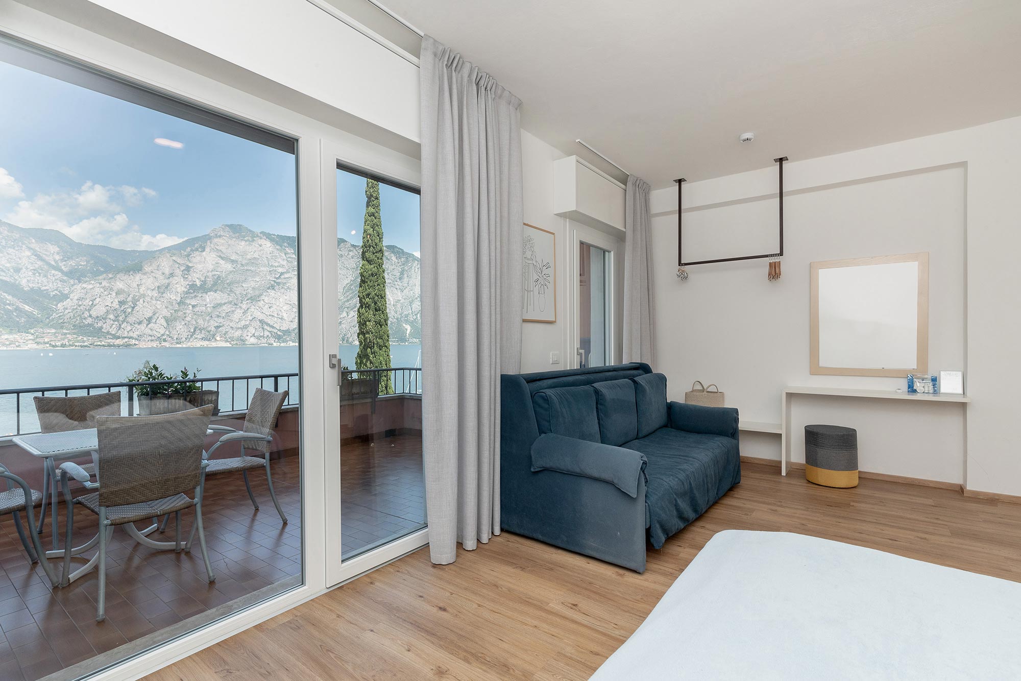 Camere con vista Lago di Garda dell'Hotel Villa Andreis a Malcesine