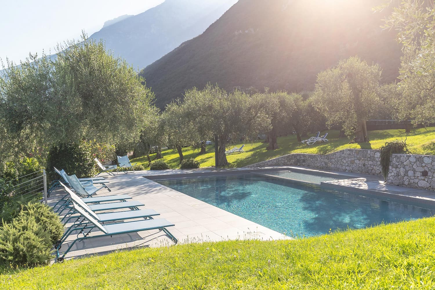 Hotel Swimming Pool in Malcesine, Lake Garda